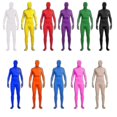 thumbnail image 3 of Full Bodysuit Unisex Spandex Stretch Adult Costume Zentai Bodysuit Disappearing Man Men Women Body Suit, 3 of 4