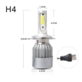 thumbnail image 4 of 2 uds bombilla de luz de freno H7 H1 H4 H11 lámpara antiniebla automática 4000LM 6000K 40W (H4) Ndcxsfigh Accesorios para autos y motos, 4 of 4