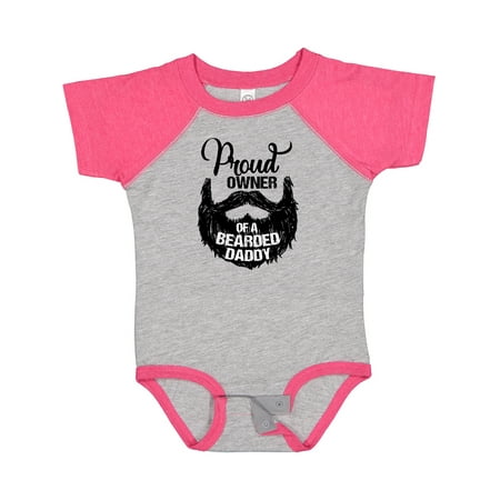 

Inktastic Proud Owner of a Bearded Daddy Gift Baby Boy or Baby Girl Bodysuit