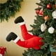 thumbnail image 2 of Moyic Navidad Santa pierna pegada árbol Topper felpa relleno Santa pierna para árbol de Navidad puerta ventana decoración Kits de decoración para fiestas Moyic HA036865-00, 2 of 6