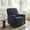 Charcoal, variant on Modern Essentials Salma Upholstered Manual Swivel Glider Chair, Multiple Colors