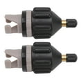 thumbnail image 2 of 2 PCS Air Pump Inflation Adapter Paddle Board Nozzle Adapter Air Valve Connector for Kayak Assault Boat Car Pump Black, 2 of 22