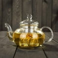 thumbnail image 4 of Glass Teapot 20oz with Infuser,Borosilicate Kettle Set Tea Pot for Loose Tea, Flowering Teas ,Stovetop and Microwavable Safe(600ml), 4 of 12
