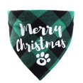 thumbnail image 2 of RV Ocho nueva mascota triángulo toalla perro embarazo Saliva toalla embarazo aviso Navidad vacaciones gato y perro accesorios 46*46*66 cm Rojo Verde, 2 of 4