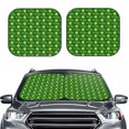 thumbnail image 2 of Wukai Happy St. Patrick's Day Car Front Windshield Sun Shade,Sun Visor Shield Block Automotive Interior Protector Blocks UV Rays-Small, 2 of 6