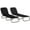 Black, variant on Outsunny Folding Outdoor Lounge Chair Set of 2, Adjustable Backrest, Red