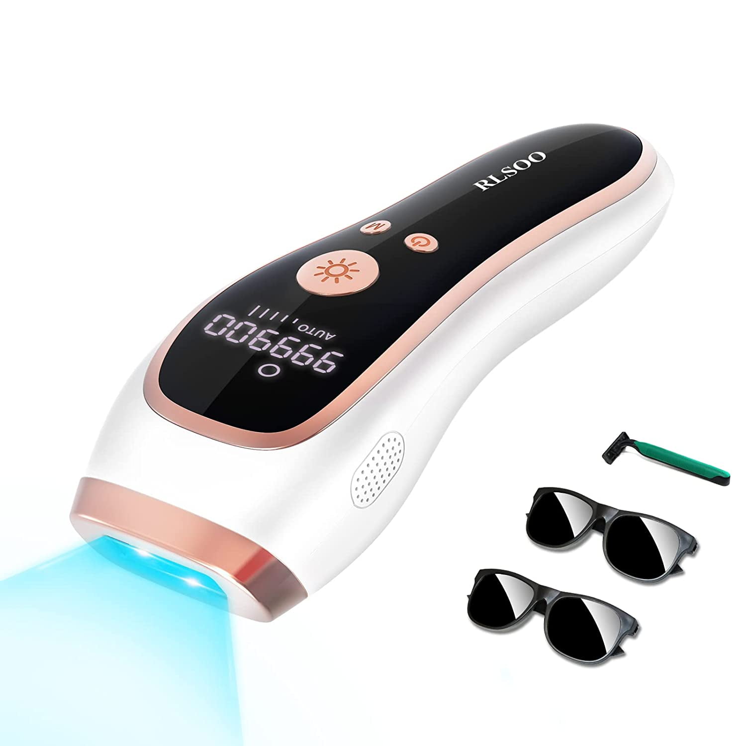Laser Hair Removal, At-Home IPL Hair Removal for Women Permanent Hair  Removal Device Upgraded to 999,900 Flashes Painless Hair Remover for  Armpits Back Legs Arms Bikini Line - Walmart.com