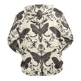 thumbnail image 2 of Butterfly Print Beige Background Men’s Hoodies Sweatshirt Fleece Jackets Long Sleeve Sweatshirts, 2 of 5