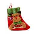 thumbnail image 1 of Toystoory Bolsas de Navidad Envoltura Embalaje Almacenamiento Lindo Muñeco de nieve Colgador Calcetines Goodie Bag Regalo para niños para Kits de decoración para fiestas Alce, 1 of 6