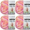 Spinrite Bernat Baby Blanket Yarn - Peachy, 1 Pack of 4 Piece