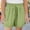 Green, variant on YYV Solid Drawstring Ribbon Elastic Waist Sports Shorts For Boys Girls 3-13 Years Old, Soft Faux Linen Pocket Casual Bottoms For Summer School And Weekend Daily Outfits Khaki 11-12 Years