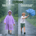 thumbnail image 3 of Impermeable Para Niño En Color Morado Ligero Y Resistente, 3 of 10