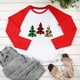 thumbnail image 3 of Pntutb - Camiseta de Navidad para mujer, temporada festiva, regalo para amantes, camiseta de manga larga para mujer, camiseta con costuras a juego de colores Pntutb Pntutb-1238, 3 of 7