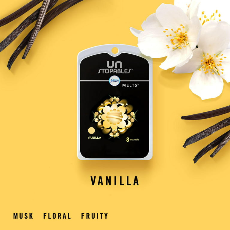 Febreze Unstopables Air Freshener Vanilla Wax Melts, 8 ct / 3 oz - QFC
