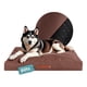 thumbnail image 1 of Cama Antiestrés de Foam para Perro Grande y Gato, Colchoneta Lavable Esquima (Café, 95x65 cm), 1 of 6