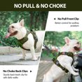 thumbnail image 2 of PoyPet Reflective Dog Harness No Pull Dog Vest Harness With Handle,No Choke Adjustable Soft Padded Pet Vest for Small to Large Dogs,Green M, 2 of 9