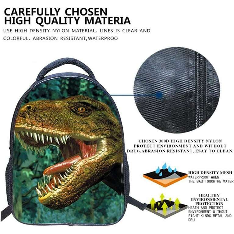 3D Dinosaur Backpack For Boys Girls Children waterproof backpacks kids  kindergar