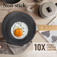thumbnail image 2 of Kitchen Academy Induction Cookware Sets - 12 Piece Gray Cooking Pan Set, Granite Nonstick Pots and Pans Set, 2 of 7