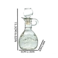 thumbnail image 3 of 980R Presence Cruet With Stopper Oil Dispenser Oil Pitcher, Glass Olive Oil Dispenser Bottle with Stopper — 10oz / 300ml Durable Cruet for Olive Oil & Vinegar — Airtight Seal, 3 of 8