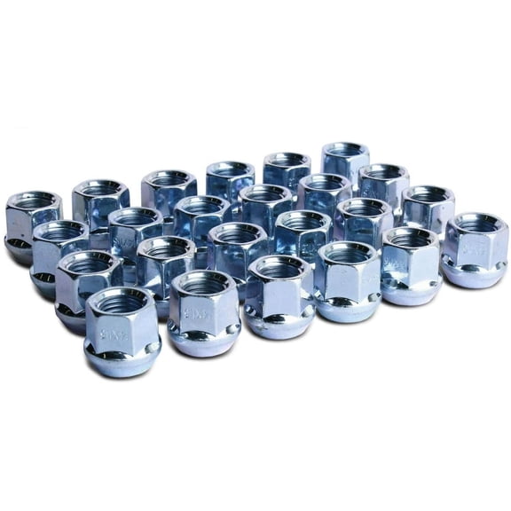 CWA 24 Open End Lug Nuts Compatible with Nissan Trucks Titan Armada 12x1.25 17mm Hex