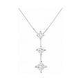 thumbnail image 1 of 3 Stone Past, Present, Future Diamond Pendant Necklace Set in 14K White Gold with 18" Chain LP5271W-H, 1 of 1