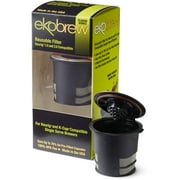 Ekobrew 2.0 K Cup Reusable Coffee Filter, Black Reusable Filter