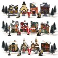 thumbnail image 2 of Casa iluminada de pueblo de Papá Noel, decoración navideña, modelo navideño con decoración de mesa ligera, nuevo producto, 2022, 2 of 4
