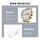 thumbnail image 5 of Reloj Curren Análogo Hombre Caballero Acero Original 8427 Color de la correa Plateado/Blanco Color del fondo Silver Gold Black, 5 of 6