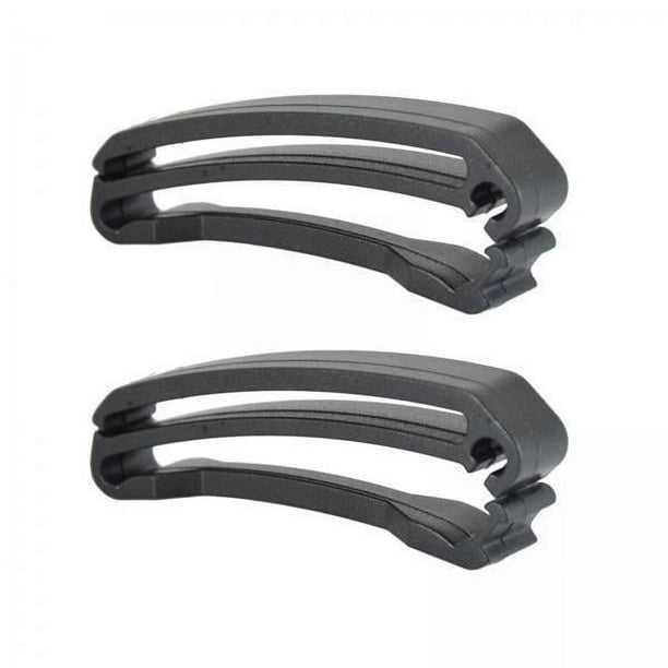 3x2Pcs Correas Clip de Cierre Keeper Connect Hebilla para Mochila Correa de Ajuste Negro , multicolor 2 piezas