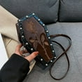 thumbnail image 4 of Monedero de ataúd para mujer bolso con cremallera para teléfono móvil de dibujos animados bolso con honda de Halloween, 4 of 9