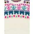 thumbnail image 2 of Wonder Nation Girls Holiday Fair Isle Sweater, Sizes 4-18 & Plus, 2 of 4