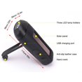 thumbnail image 2 of Linterna Con Manivela Solar, Linterna Led Recargable Por Usb, Linterna Portátil De Emergencia Para Acampar Al Aire Libre Yuarrent OD013952-00, 2 of 6
