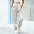 thumbnail image 2 of Mercatoo Girls Sequin Sweatpants Wide Leg Sparkly Baggy Elastic Waist Performance Joggers Pants Spring Fall Track Pants, 2 of 4