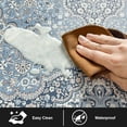 thumbnail image 4 of Kitchen Mat Anti Fatigue 2 Pieces Blue Kitchen Rugs Non Slip Waterproof Kitchen Floor Mats Cushioned Boho Kitchen Runner Rug Comfort Memory Foam Kitchen Mats for Floor,Front of Sink,Laundry Room, 4 of 6