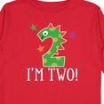 thumbnail image 4 of Inktastic 2nd Birthday Dinosaur Party 2 Year Old Boys or Girls Long Sleeve Toddler T-Shirt, 4 of 5