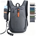 thumbnail image 2 of FUZHIQ Small Hiking Backpack for Men Women Foldable Packable Back Pack Ultralight Hiking Daypack for Travel Camping Outdoor, Grey, 2 of 6