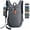 Grey, variant on VeFlora 15L Small Hiking Backpack for Men Women Foldable Packable Back Pack Ultralight Hiking Daypack for Travel Camping Outdoor, Beige(Blue/One Size)