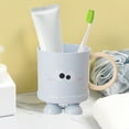 thumbnail image 2 of Nmdmisc Cute Cartoon Bathroom Tumbler Cups, Unbreakable Reusable Toothbrush Holders, Plastic Household Drinking Cups, Dishwasher Safe Water Mugs for Kids Couples Friends, 2 of 6