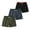 Black/ Grey/ Army Green, variant on 3 Pack Mens Swim Trunks with Mesh Lining Quick Dry Swim Shorts Bathing Suit Swimswear Black/ Red/ Sapphire Blue Size M