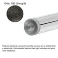 thumbnail image 3 of Unique Bargains 7mm 600 Grits Diamond Mounted Point Spherical Concave Head Bead Grinding Bit, 3 of 5