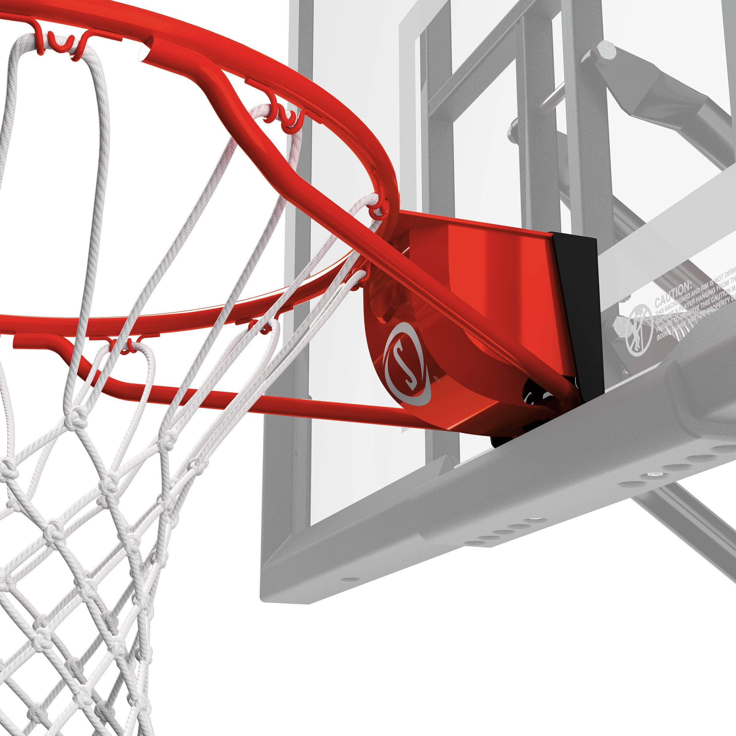 Spalding Pro Slam Outdoor Basketball Rim - Red