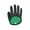 Black-Right hand, variant on 1PC Non-Slip Latex Glove for Catching Fish Anti-Sting Waterproof Hand Protection Hunting Fishing Professional Glove Fishing Gear