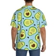 thumbnail image 3 of Kdxio Men'S Hawaiian Shirt For Men Short Sleeve Shirt Avocado And Hearts Summer Casual Holiday Beach Button Down T-Shirts, 3 of 5