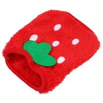 LULULION Bunny Clothes For Rabbits Fleece Guinea Pig Clothes : Rabbit Clothes With Strawberry Pattern Chihuahua Clothes Ferret Sweater Small Pet Clothes For Rabbit Ferret, 3xs