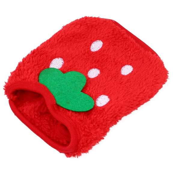 LULULION Bunny Clothes For Rabbits Fleece Guinea Pig Clothes : Rabbit Clothes With Strawberry Pattern Chihuahua Clothes Ferret Sweater Small Pet Clothes For Rabbit Ferret, 3xs