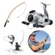 thumbnail image 3 of Carrete Pesca Carpas Girando para Propósito 5 Rodamientos Bolas Metal, 3 of 9
