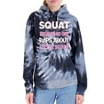 thumbnail image 2 of Wild Bobby Squat Because No One Raps About Little Butts Gym/Workout Unisex Graphic Hoodie Sweatshirt, Spiral Black, Medium, 2 of 5