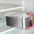 thumbnail image 3 of Snack Container, 304 Stainless Steel Phone Holder Bento Box  for Travel, 3 of 7