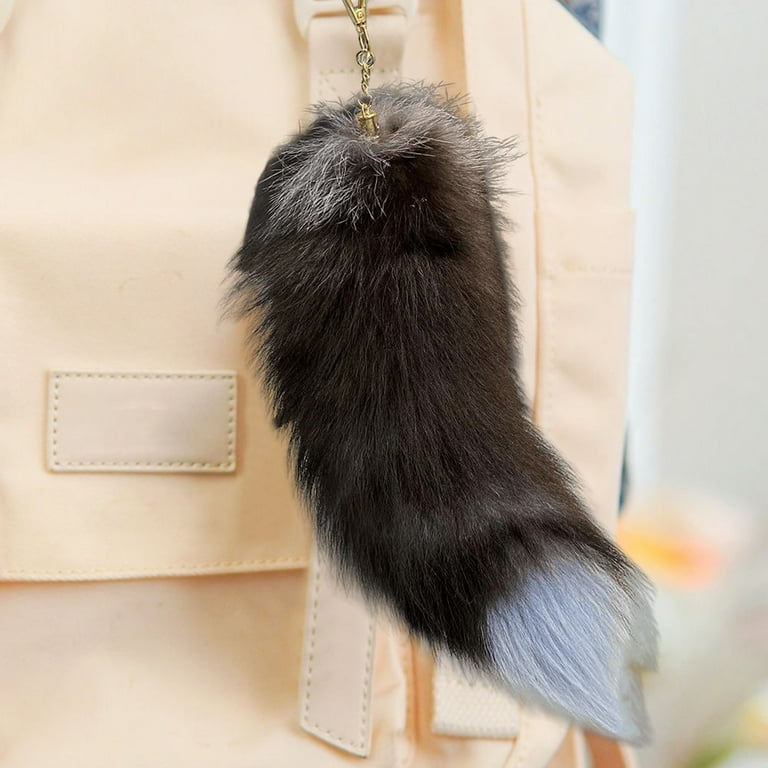 Fox tail purse charm hotsell
