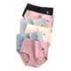 thumbnail image 1 of Bragas Estampadas De Tiro Alto Para Mujer, Paquete De 6 Pzs., 1 of 8